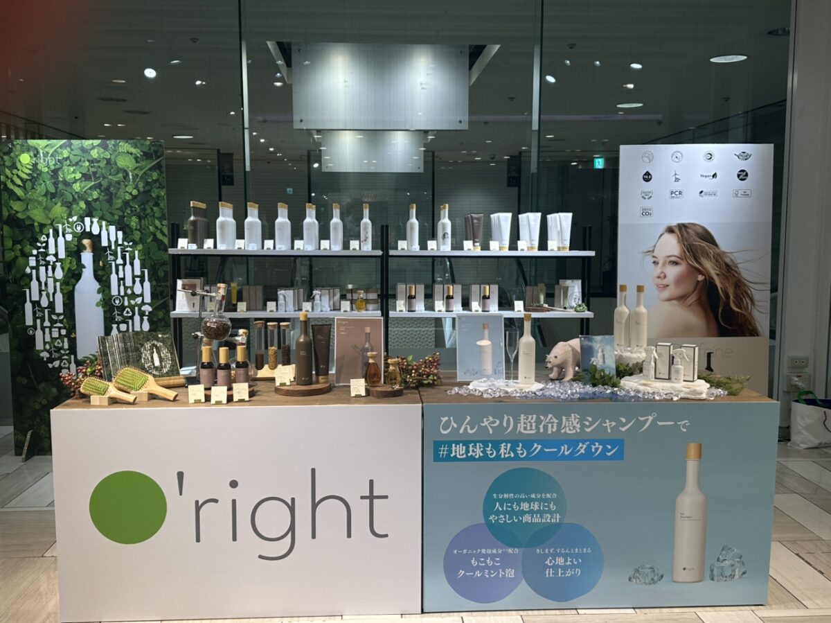 【8/14～8/19】O‘right（オーライト）が東武百貨店池袋店に期間限定登場！